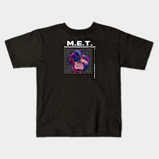 Meteorite Collector M.E.T. Meteorite Exploration Team Meteorite Kids T-Shirt